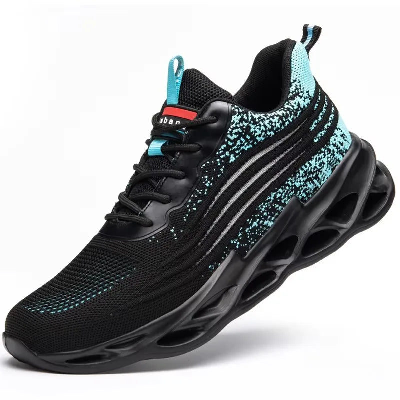 Work Boots Safety Steel Toe Shoes Men Safety Shoes Work Sneakers Indestructible Work Shoes for Men Steel Toe Cap Work Male Shoes