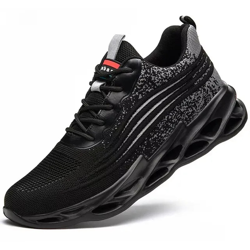 Work Boots Safety Steel Toe Shoes Men Safety Shoes Work Sneakers Indestructible Work Shoes for Men Steel Toe Cap Work Male Shoes