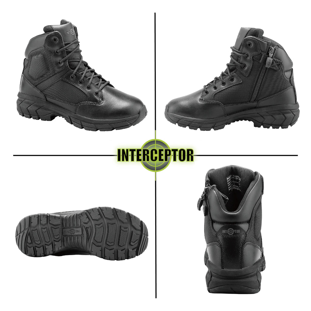 Men'S Guard Zippered 6" Soft Toe Tactical Boots