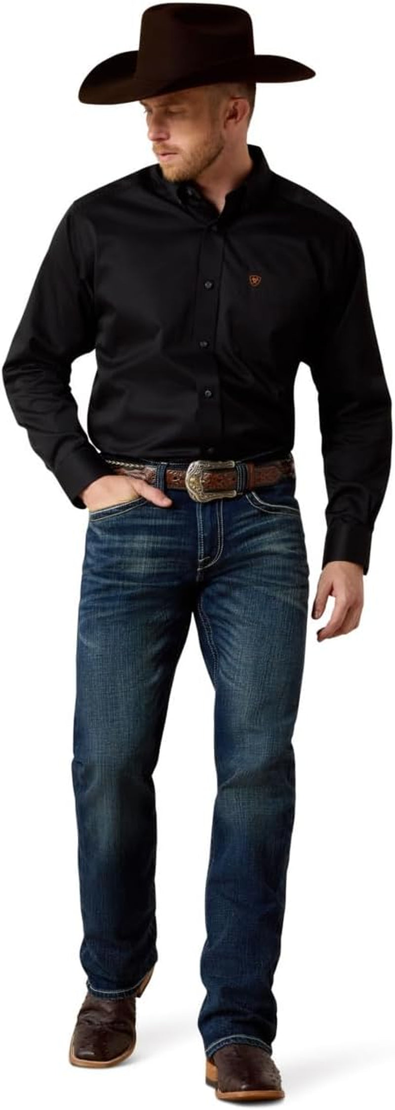 Ariat Men's M4 Low Rise Boot Cut Jeans - Relaxed Fit Denim for Comfort and Style