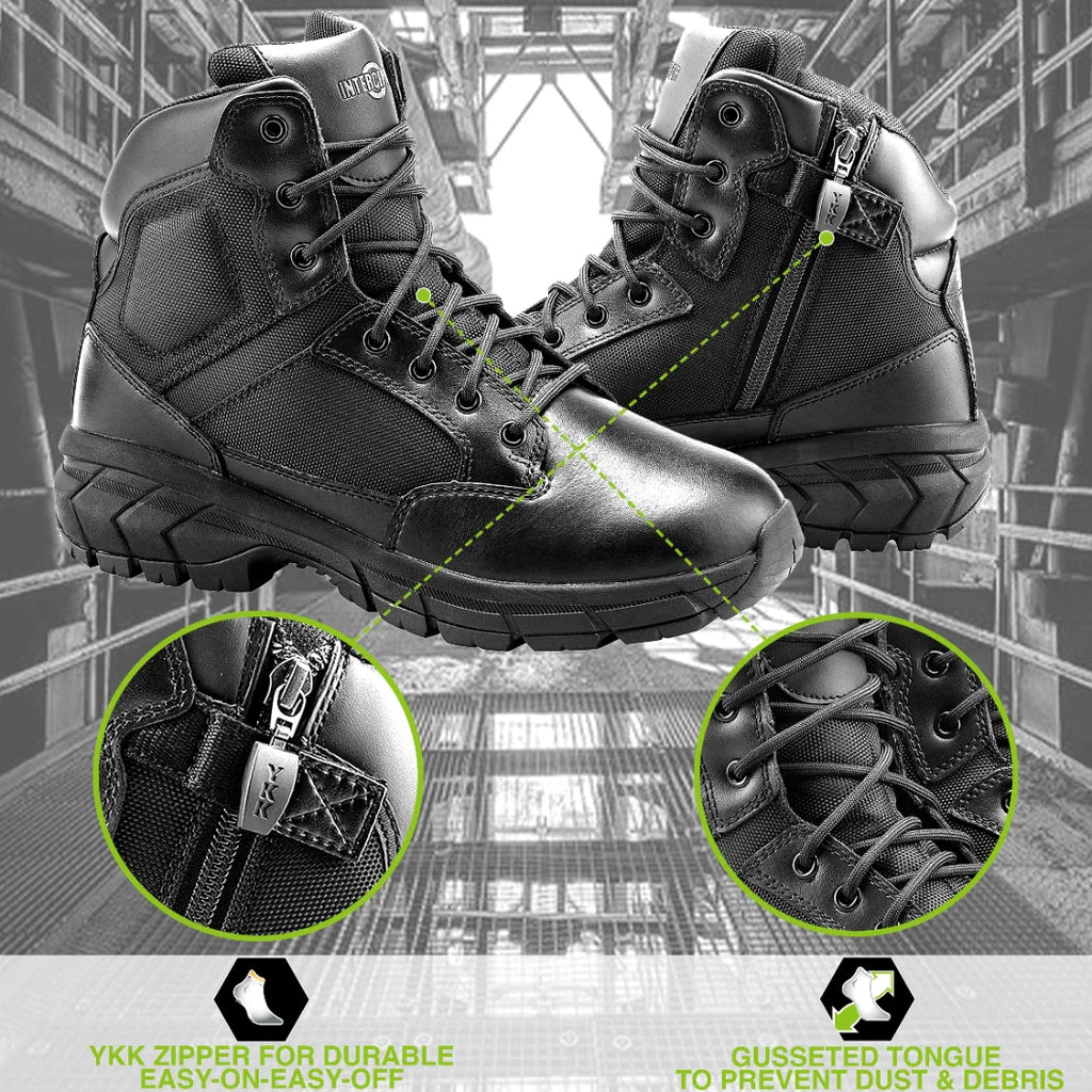 Men'S Guard Zippered 6" Soft Toe Tactical Boots